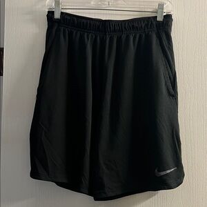 Nike Black Men's Athletic Shorts with Reflective Swoosh
